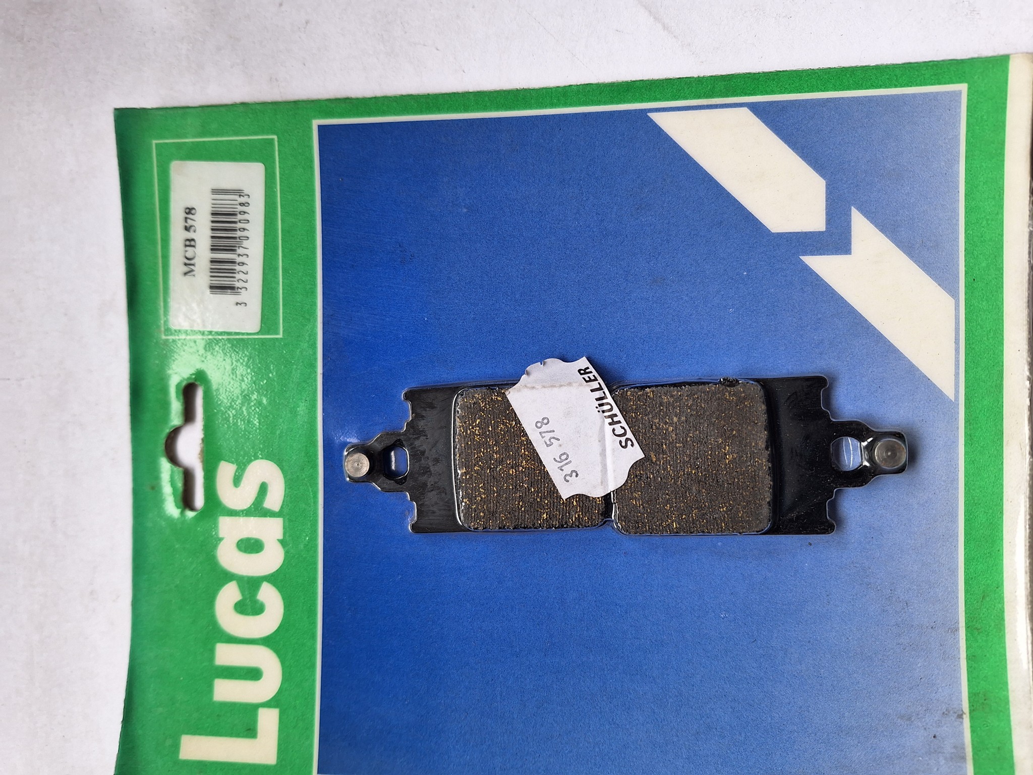Picture of Lucas TRW  BREMSBELÄGE VO MCB 578 